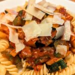 Mediterrane Zucchini Fenchel Nudeln